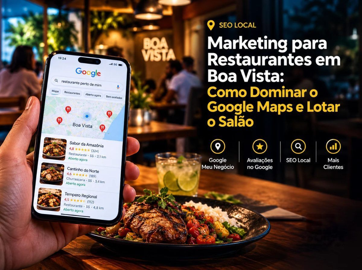 Marketing para restaurantes em Boa Vista: como dominar o Google Maps e lotar o salão